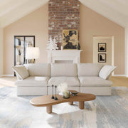 Divano Modular Sofa-Three Seats with 1 Ottoman