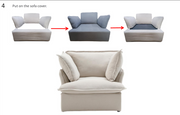 Divano Modular Sofa-Loveseat