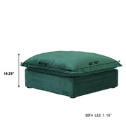 Divano Velvet Modular Sofa Storage Ottoman