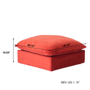 Divano Velvet Modular Sofa Storage Ottoman