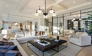 Luxury 3 & 5-Light Chandelier Fixtures with Crystal Glass Shade