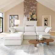Divano Modular Sofa-Three Seats with 1 Ottoman