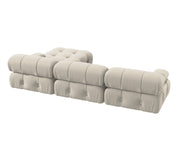 Italian deianira 104inch Wide Velvet Reversible Modular Sofa & Chaise