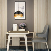 Industrial Hanging Pendant Lights,Barn Pendant Light,Linear Dome Pendant Lighting,for Dinning Room/Bedroom/Barn