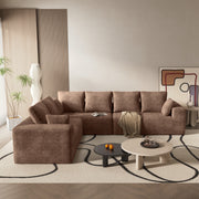 Modern L-Shaped Sectional Sofa for Living Room Bedroom