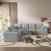 Modern L-Shaped Sectional Sofa for Living Room Bedroom