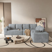 Modern L-Shaped Sectional Sofa for Living Room Bedroom