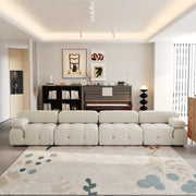 Italian deianira 104inch Wide Velvet Reversible Modular Sofa & Chaise