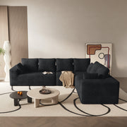 Modern L-Shaped Sectional Sofa for Living Room Bedroom