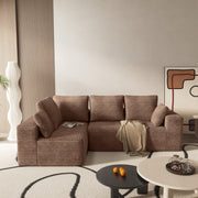 Modern L-Shaped Sectional Sofa for Living Room Bedroom