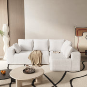 Modern L-Shaped Sectional Sofa for Living Room Bedroom