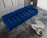 Italian deianira 104inch Wide Velvet Reversible Modular Sofa & Chaise