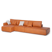 Magichome 145.76'' Modern Square Tech Cloth Down Sofa Set For Living Room