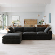 Cloud modular Section Sofa-3 Seats with One Ottoman
