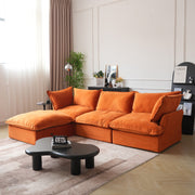 Divano Velvet Modular Sofa L-Shaped Sofa