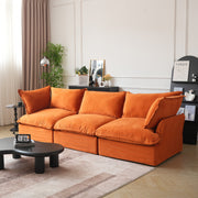 Divano Velvet Modular Sofa-Three Seats