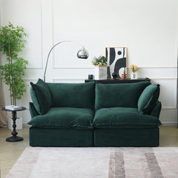 Divano Velvet Modular Sofa-Loveseat