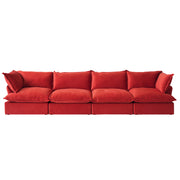 Divano Velvet Modular Sofa 4-Seater
