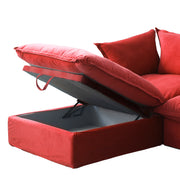 Divano Velvet Modular Sofa Storage Ottoman