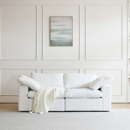 Cloud modular Section Sofa-3 Seats with One Ottoman – The