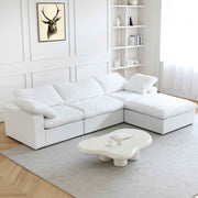 Cloud modular Section Sofa-3 Seats with One Ottoman