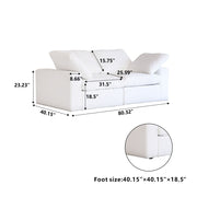 Cloud modular Section Sofa-LoveSeat