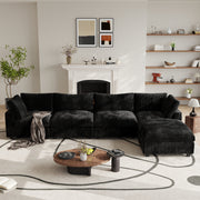 Modular Sectional Sofa, Plush Deep Seat Cloud Sofa Couch