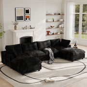 Modular Sectional Sofa, Plush Deep Seat Cloud Sofa Couch