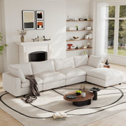 Modular Sectional Sofa, Plush Deep Seat Cloud Sofa Couch