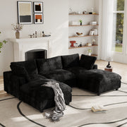 Modular Sectional Sofa, Plush Deep Seat Cloud Sofa Couch