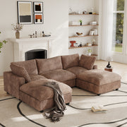 Modular Sectional Sofa, Plush Deep Seat Cloud Sofa Couch