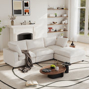 Modular Sectional Sofa, Plush Deep Seat Cloud Sofa Couch