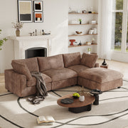 Modular Sectional Sofa, Plush Deep Seat Cloud Sofa Couch