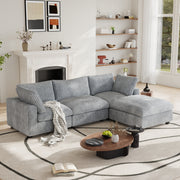 Modular Sectional Sofa, Plush Deep Seat Cloud Sofa Couch