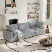 Modular Sectional Sofa, Plush Deep Seat Cloud Sofa Couch