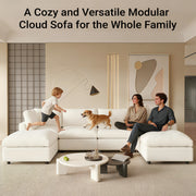 Modular Sectional Sofa, Cloud Couches for Living Room