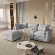 Modular Sectional Sofa, Cloud Couches for Living Room