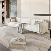 Sectional Sofa with High Sofa Legs