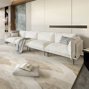 Sectional Sofa with High Sofa Legs