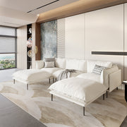 Sectional Sofa with High Sofa Legs