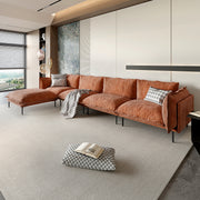 Sectional Sofa with High Sofa Legs