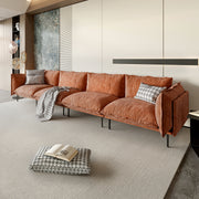 Sectional Sofa with High Sofa Legs