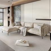 Sectional Sofa with High Sofa Legs