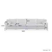 Cloud modular Section Sofa-Four Seats