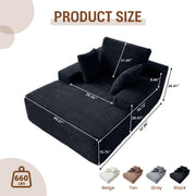 Oversized Chaise Lounge Chair Sofa