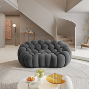 Bubble Couch Modern, Oversized Curved Couches, Lazy Floor Sofa