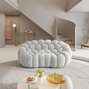 Bubble Couch Modern, Oversized Curved Couches, Lazy Floor Sofa