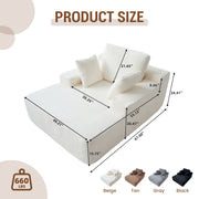 Oversized Chaise Lounge Chair Sofa