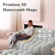 Bubble Couch Modern, Oversized Curved Couches, Lazy Floor Sofa