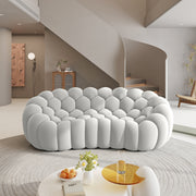 Bubble Couch Modern, Oversized Curved Couches, Lazy Floor Sofa